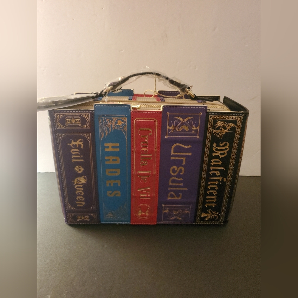 Loungefly Stitch Shoppe Villians book purse